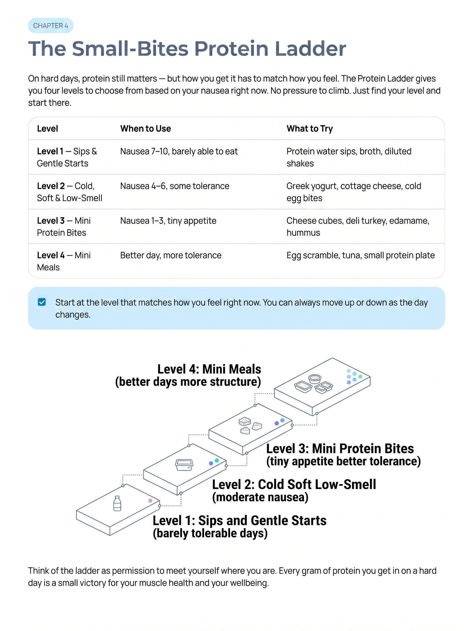 Preview page: The Small-Bites Protein Ladder